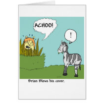 Brian Blows his Cover cards