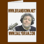 Brian Brown's Website Promotion Card