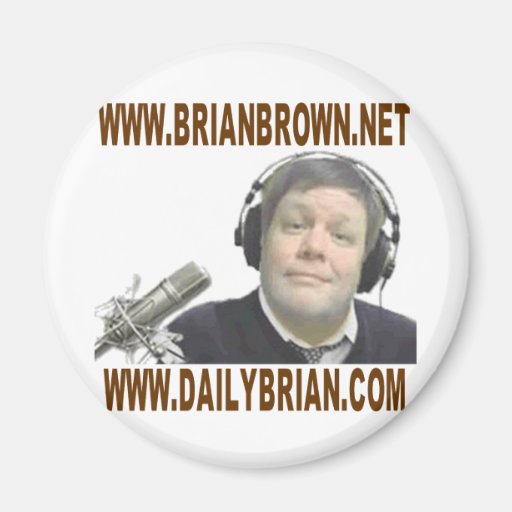 Brian Brown's Website Promotion Fridge Magnets