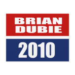 BRIAN DUBIE FOR GOVERNOR POST CARD