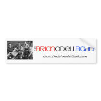 Brian Odell Band - Bumper Sticker w/ Band Image bumper stickers