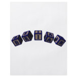 Brian Toy blocks in blue flyers