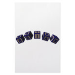 Brian Toy blocks in blue stationery