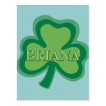 Briana Irish Name Post Cards