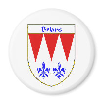 Brians Coat of Arms/Family Crest magnets by NameGame Brians Coat of Arms/Family Crest magnets