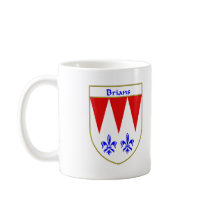 Brians Coat of Arms/Family Crest mugs by NameGame Brians Coat of Arms/Family Crest mugs