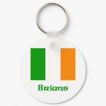 Brians Irish Flag keychains by NameGame Brians Irish Flag keychains