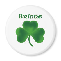 Brians Shamrock magnets by NameGame Brians Shamrock magnets