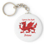 Brians Welsh Dragon Keychain