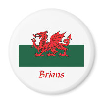 Brians Welsh Flag magnets by NameGame Brians Welsh Flag magnets