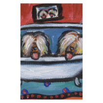 Briard bathtime stationery