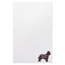 Briard BFF Custom Stationery