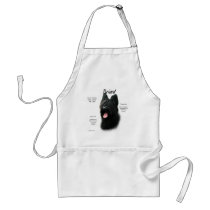 Briard (black) History Design Aprons