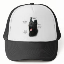 Briard (black) History Design Hat