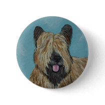 BRIARD DOG BUTTON