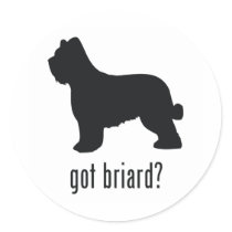 Briard Stickers