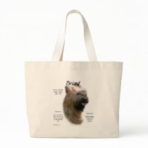 Briard (tawny) History Design Tote Bag