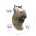 Briard (tawny) History Design stickers