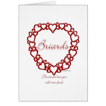 Briard True Love cards