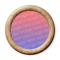 Brick (3d effect frame border) Template Fridge Magnets