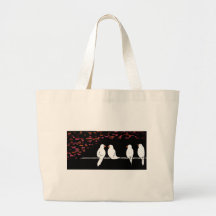 brick bird wall : graffiti wall tote bags