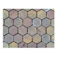 Brick Cobbles Pavement Post Cards