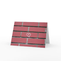 Brick Heart Card