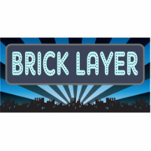 Brick Layer Marquee Photo Sculptures