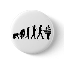 Brick layer Mason Brickies gifts buttons