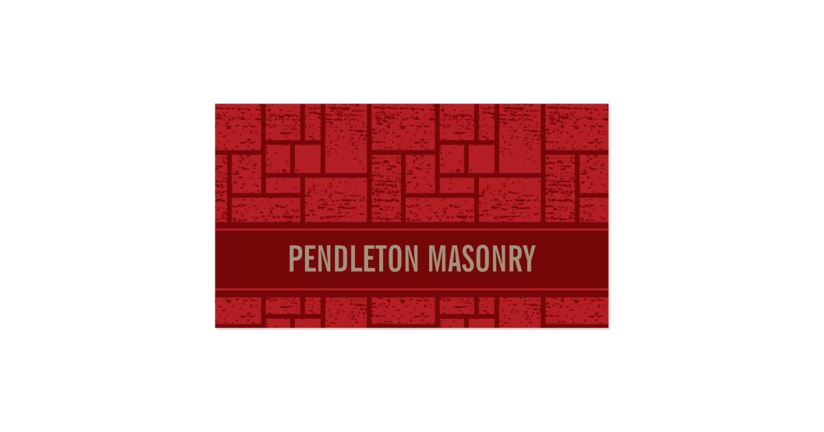 Masonary Business Card Designs Masonary Business Card Designs