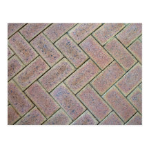 Brick Paving Texture Postcard