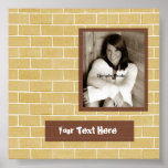 Brick Photo Graduation Autograph Poster