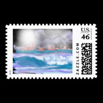brick seascape-1 stamps