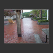 Brick walkway postcards