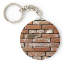 Brick Wall Background Key Chain