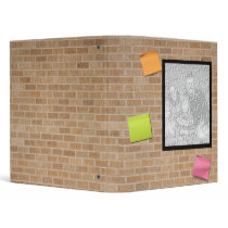 BRICK WALL binders by secondwynd BRICK WALL binders