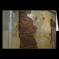 Brick Wall Card cards