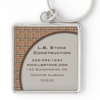 Brick Wall Collection keychain