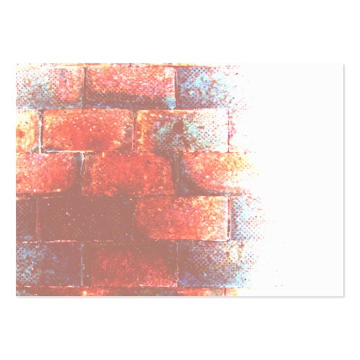 Brick Wall. Digital Art. Business Cards (back side)