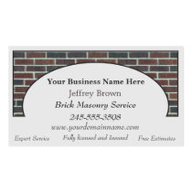 Brick Wall Framed Business Cards business cards