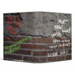Brick Wall Graffiti School Binder