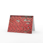 Brick Wall - greeting card