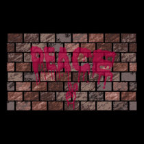 Brick wall peace posters