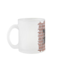 brick wall, YOUR TEXT mugs