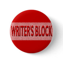Brick Writer's Block buttons by giftsforwriters Brick Writer's Block buttons