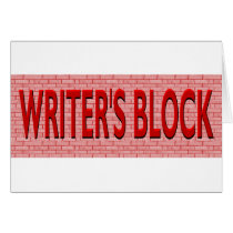 Brick Writer's Block cards