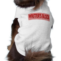 Brick Writer's Block pet clothing