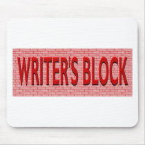 Brick Writer's Block mousepads