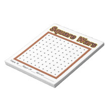 Bricks Dot Game Notepad