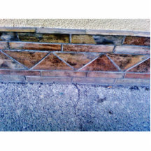 Bricks On House Front Wall Art Work Photo Sculptures